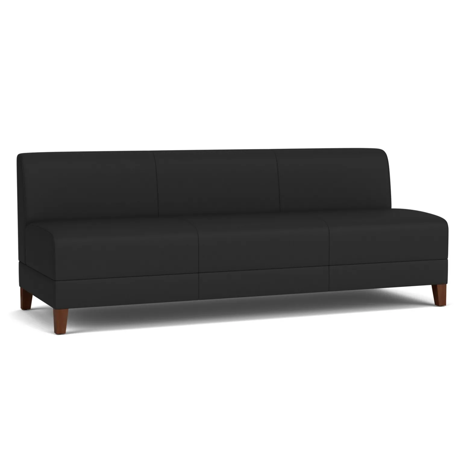 Social Armless Sofa in Standard Upholstery