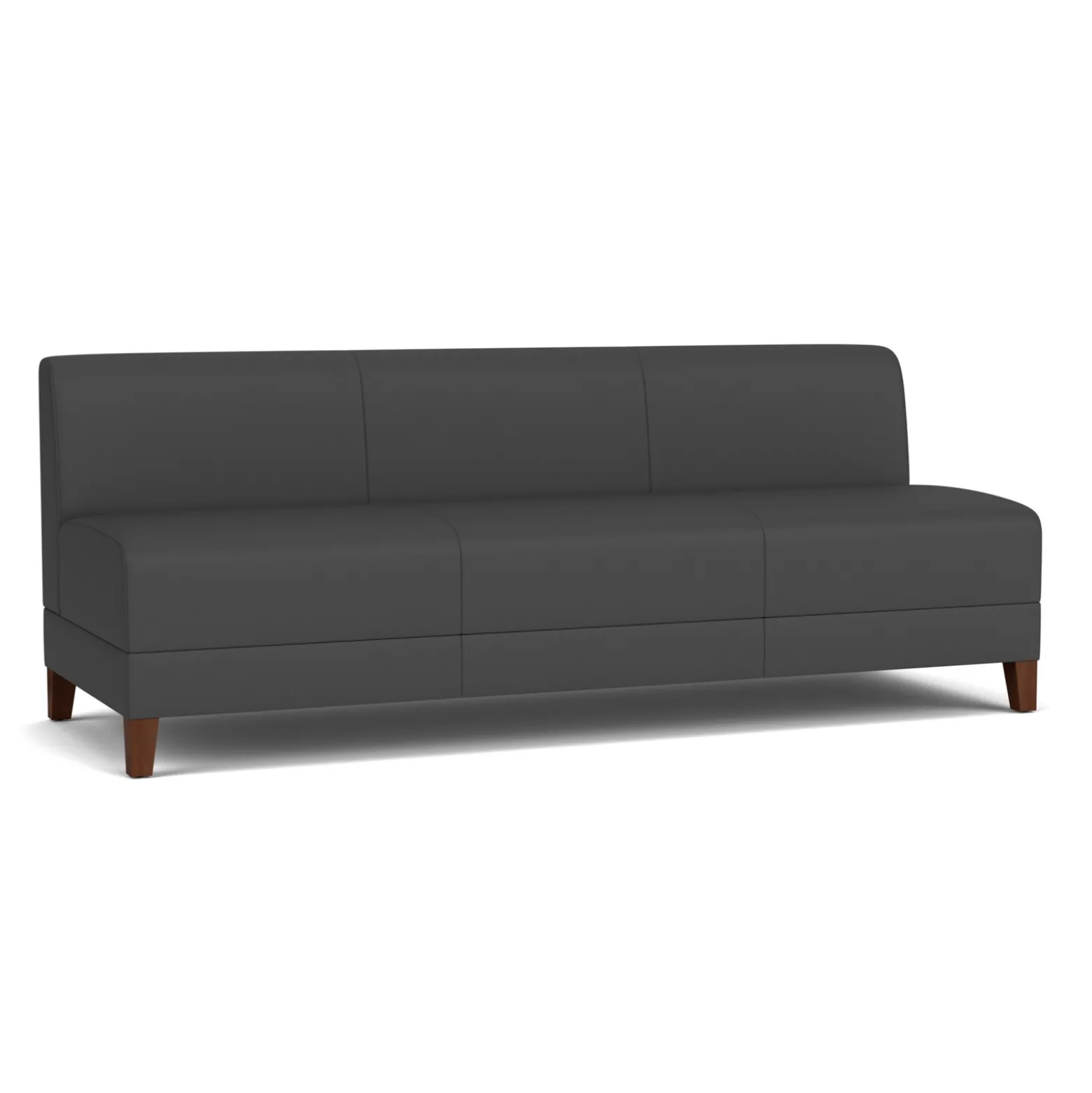 Social Armless Sofa in Standard Upholstery
