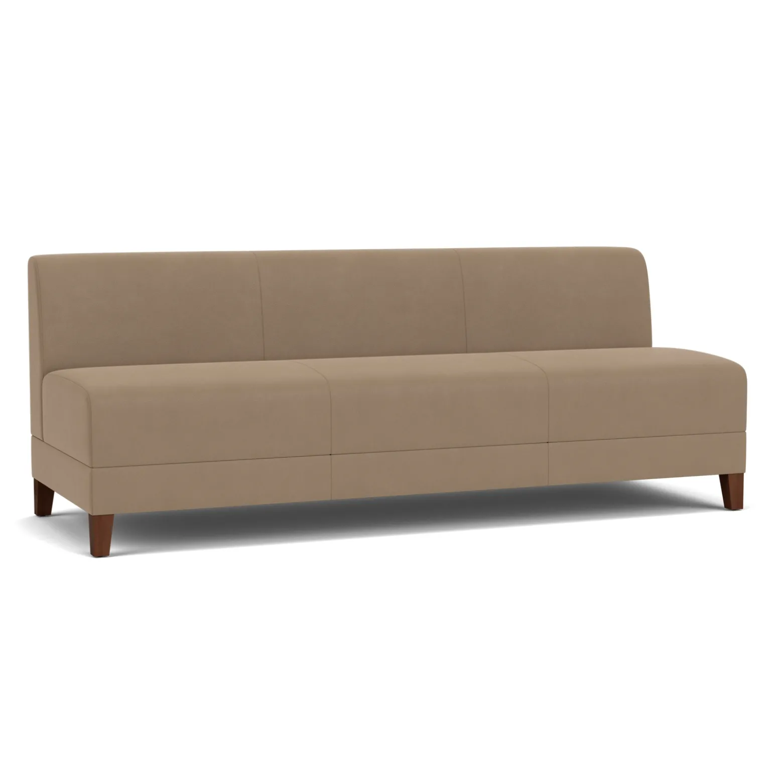 Social Armless Sofa in Standard Upholstery