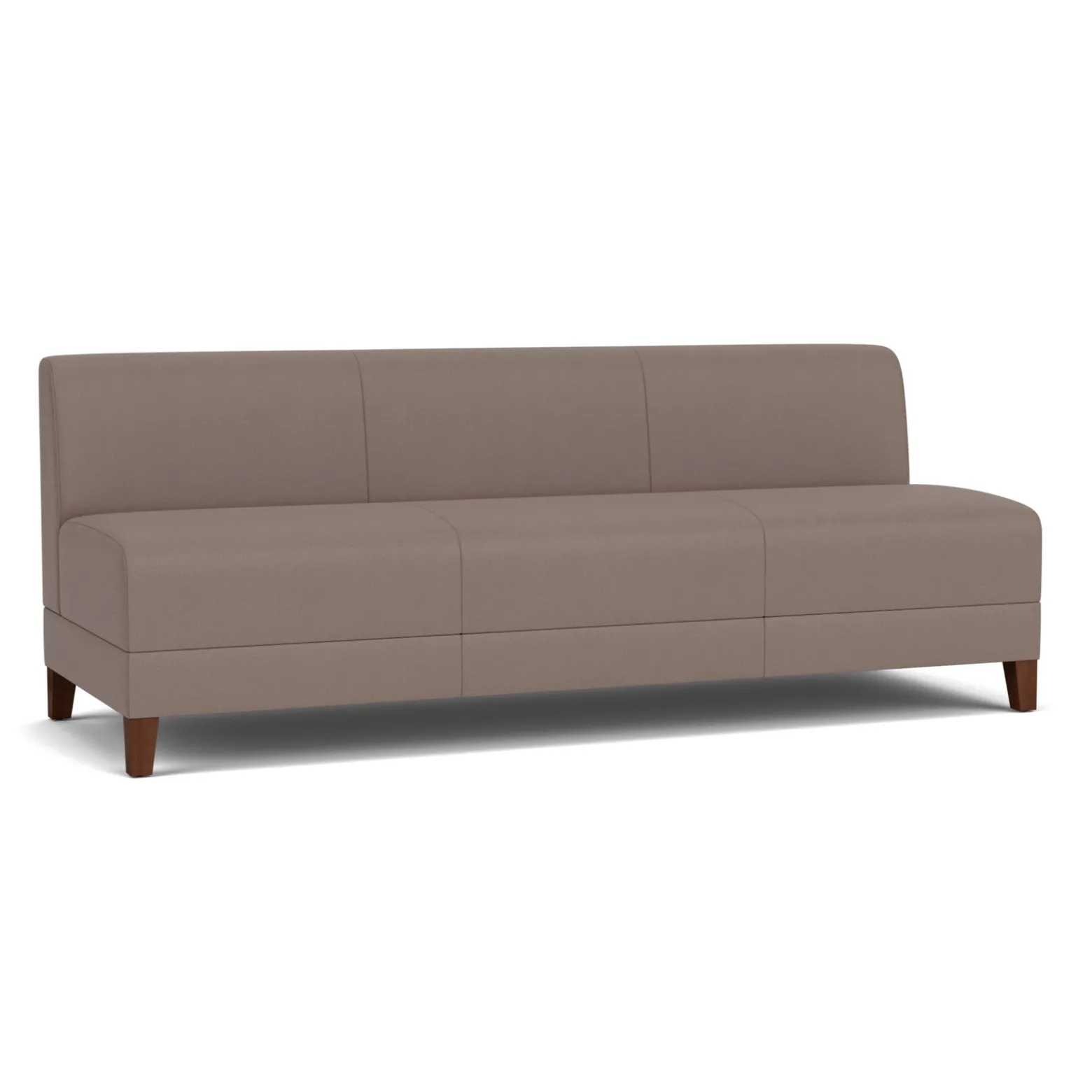 Social Armless Sofa in Standard Upholstery