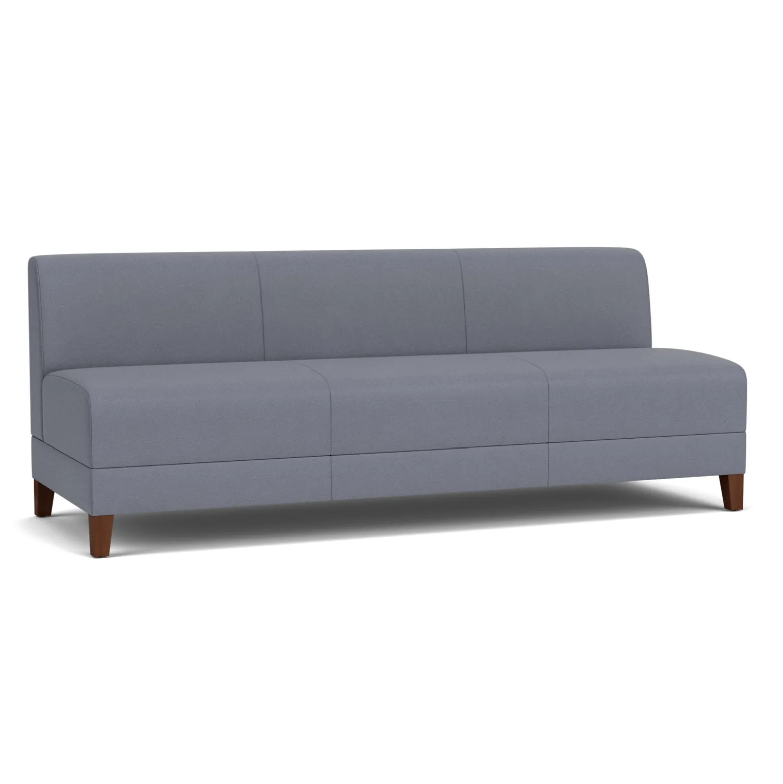 Social Armless Sofa in Standard Upholstery