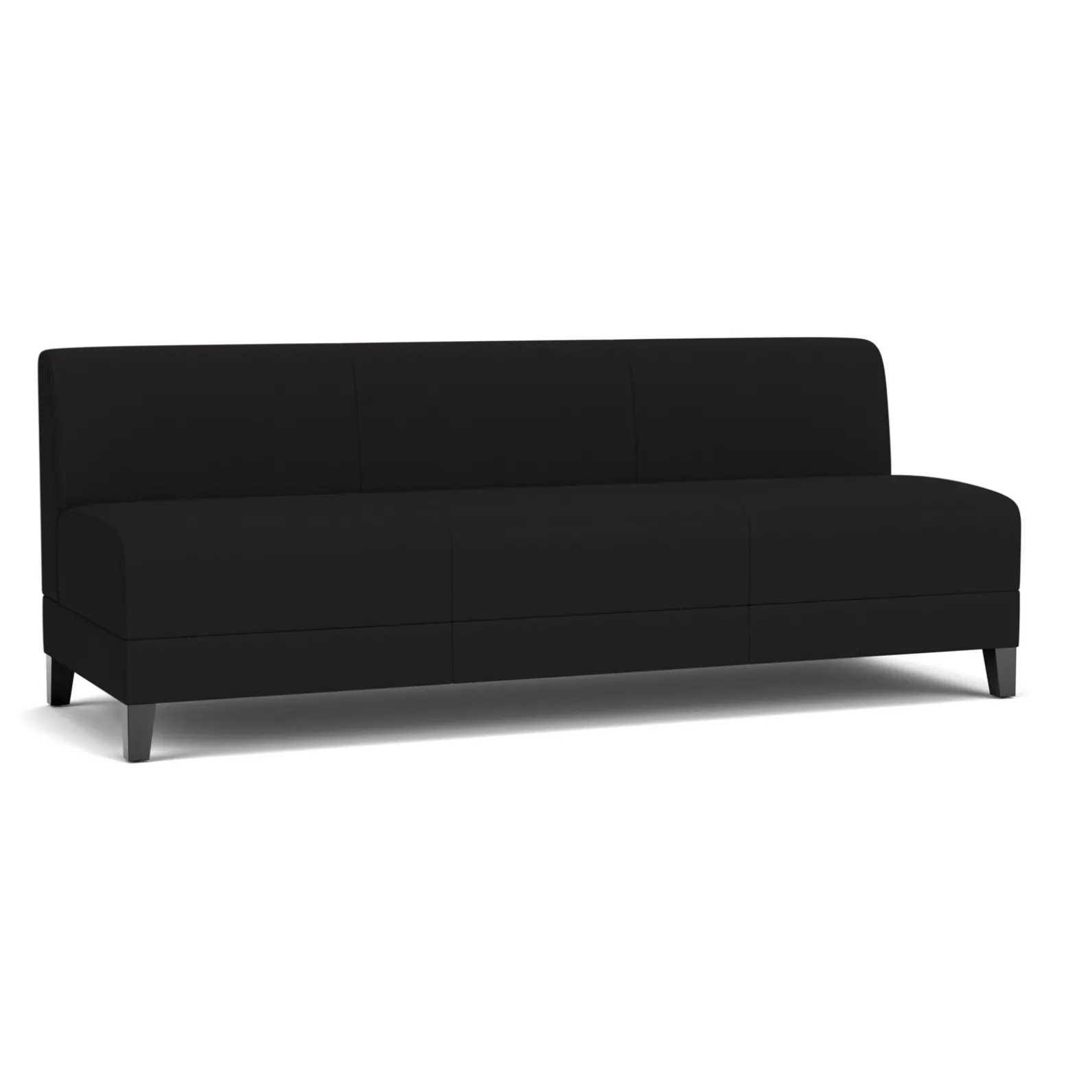 Social Armless Sofa in Standard Upholstery