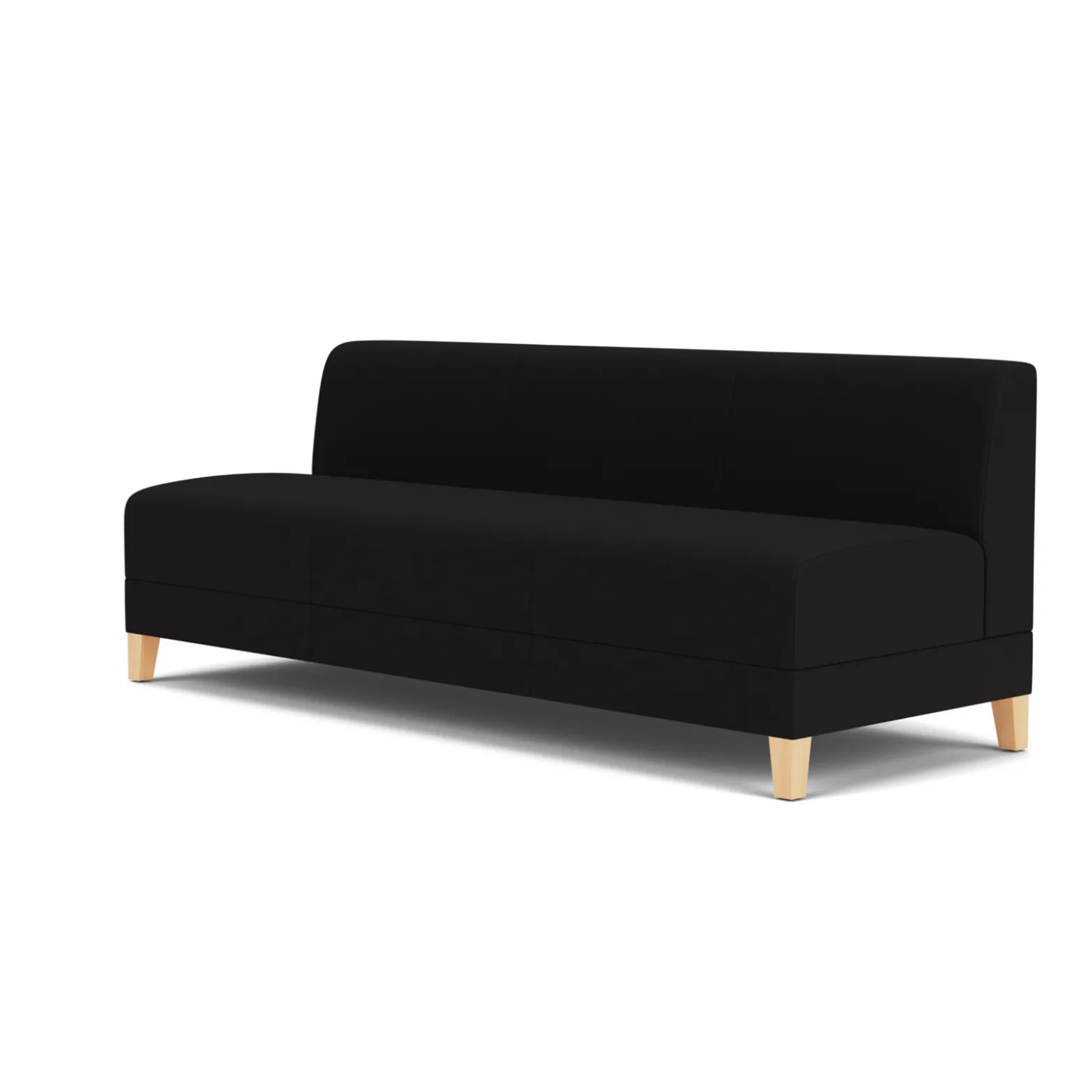 Social Armless Sofa in Standard Upholstery