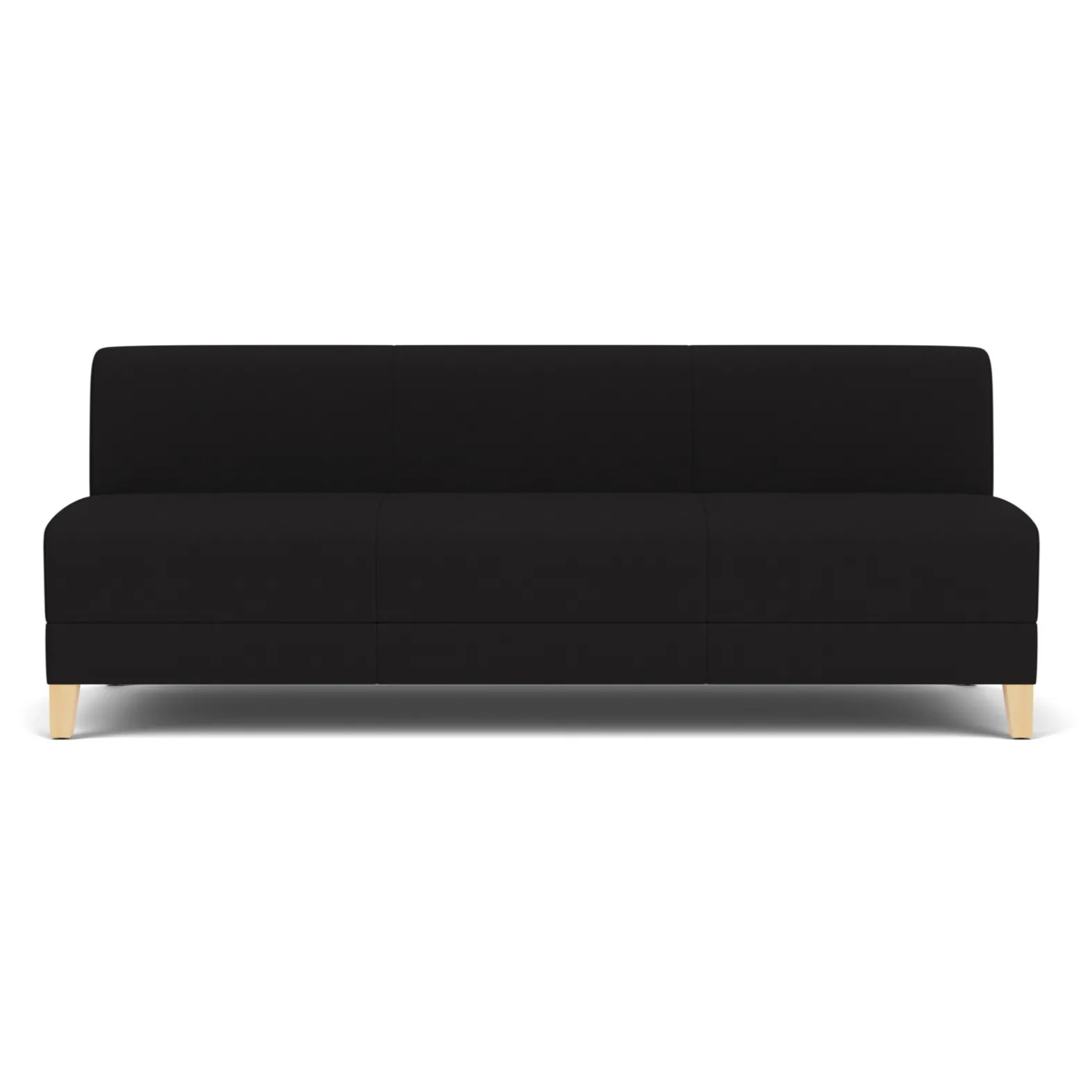 Social Armless Sofa in Standard Upholstery