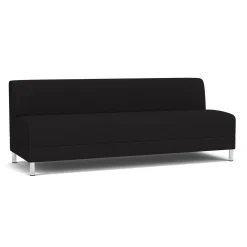 Social Armless Sofa in Standard Upholstery