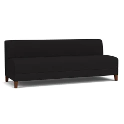 Social Armless Sofa in Standard Upholstery