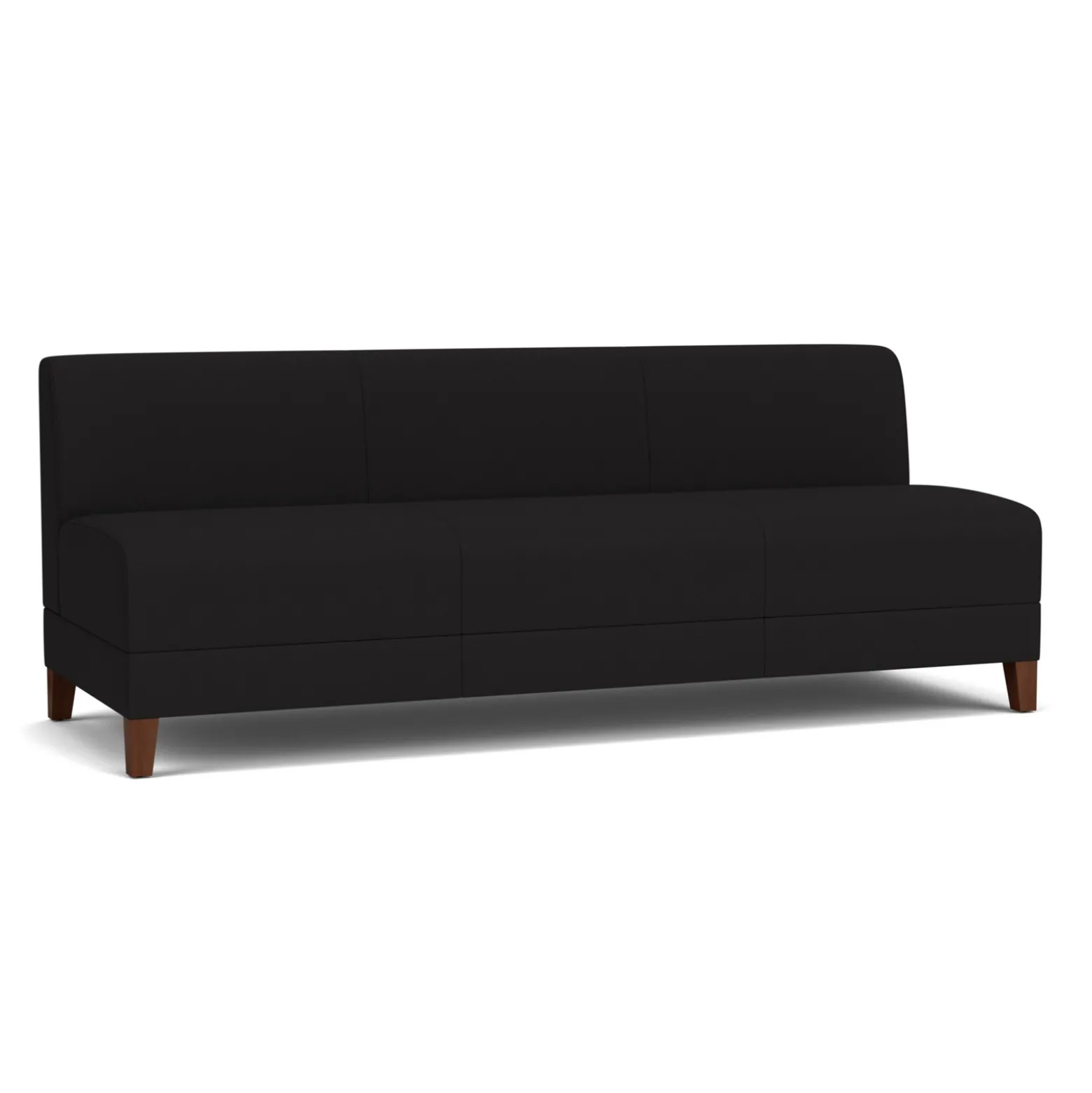 Social Armless Sofa in Standard Upholstery