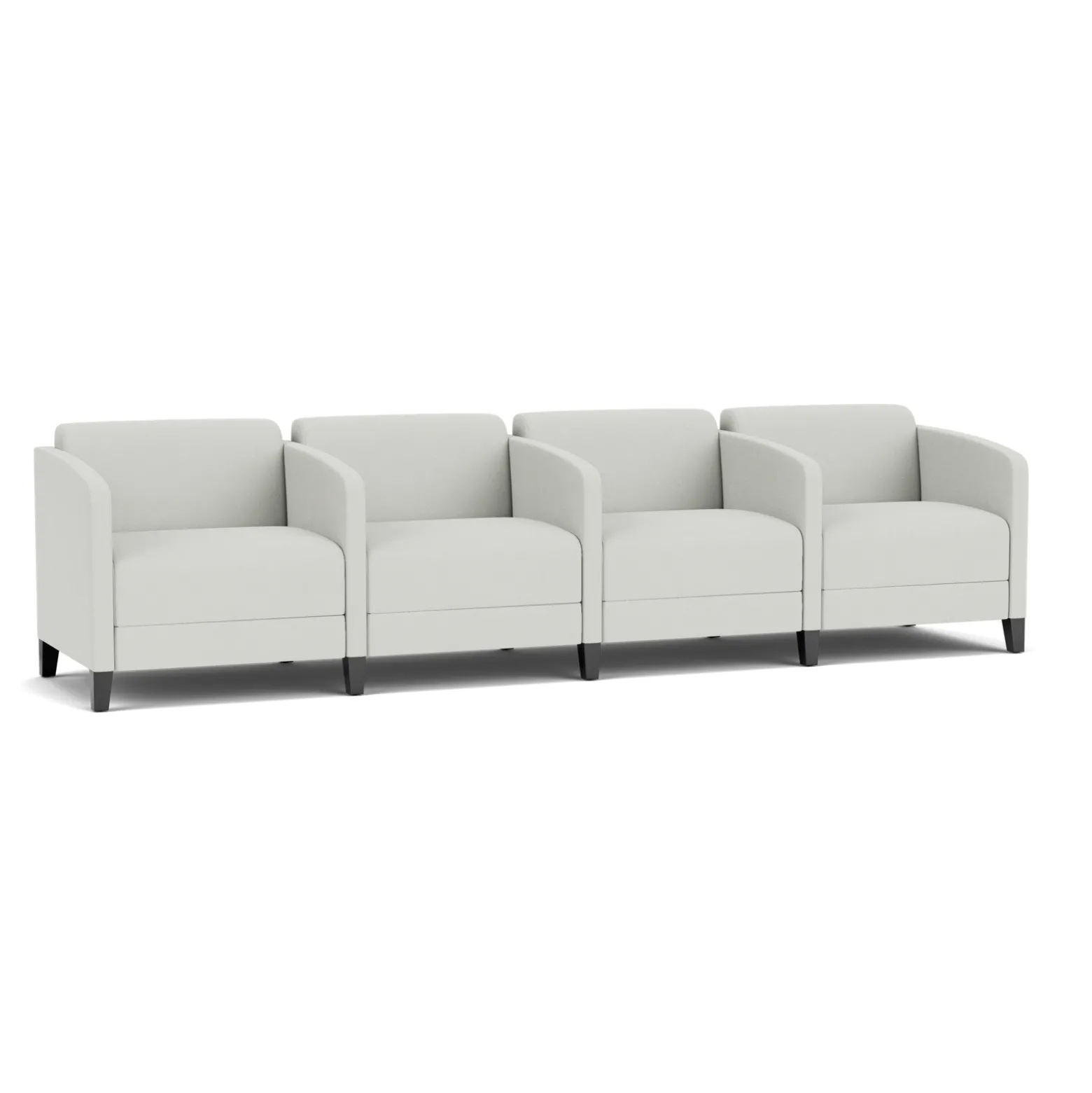 Social Four Seater with Center Arms in Standard Upholstery