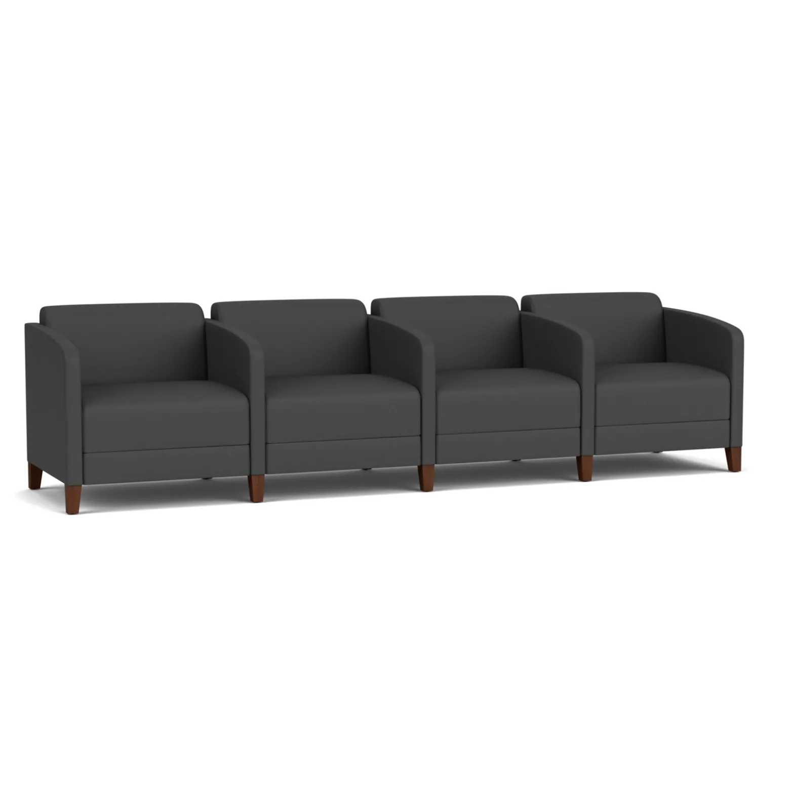 Social Four Seater with Center Arms in Standard Upholstery