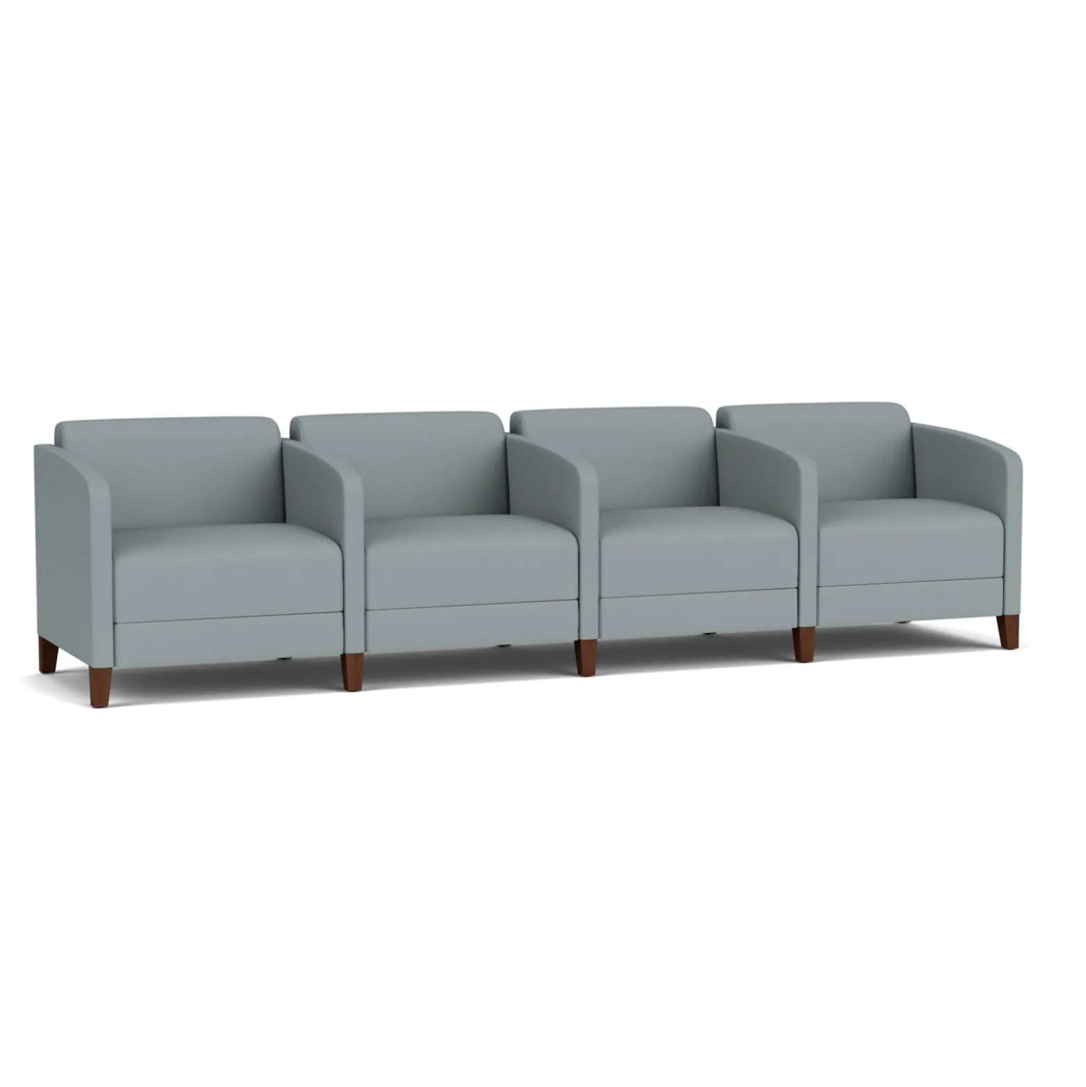 Social Four Seater with Center Arms in Standard Upholstery