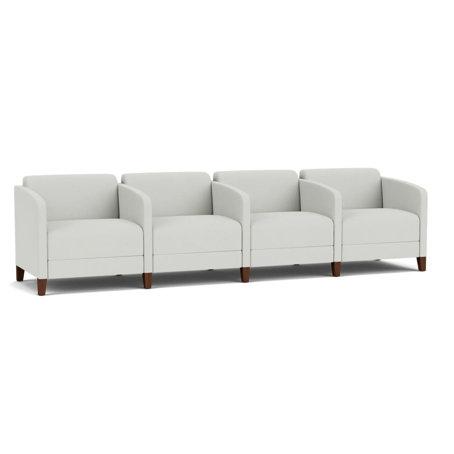 Social Four Seater with Center Arms in Standard Upholstery