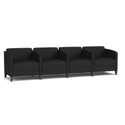 Social Four Seater with Center Arms in Standard Upholstery