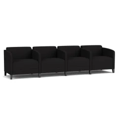 Social Four Seater with Center Arms in Standard Upholstery