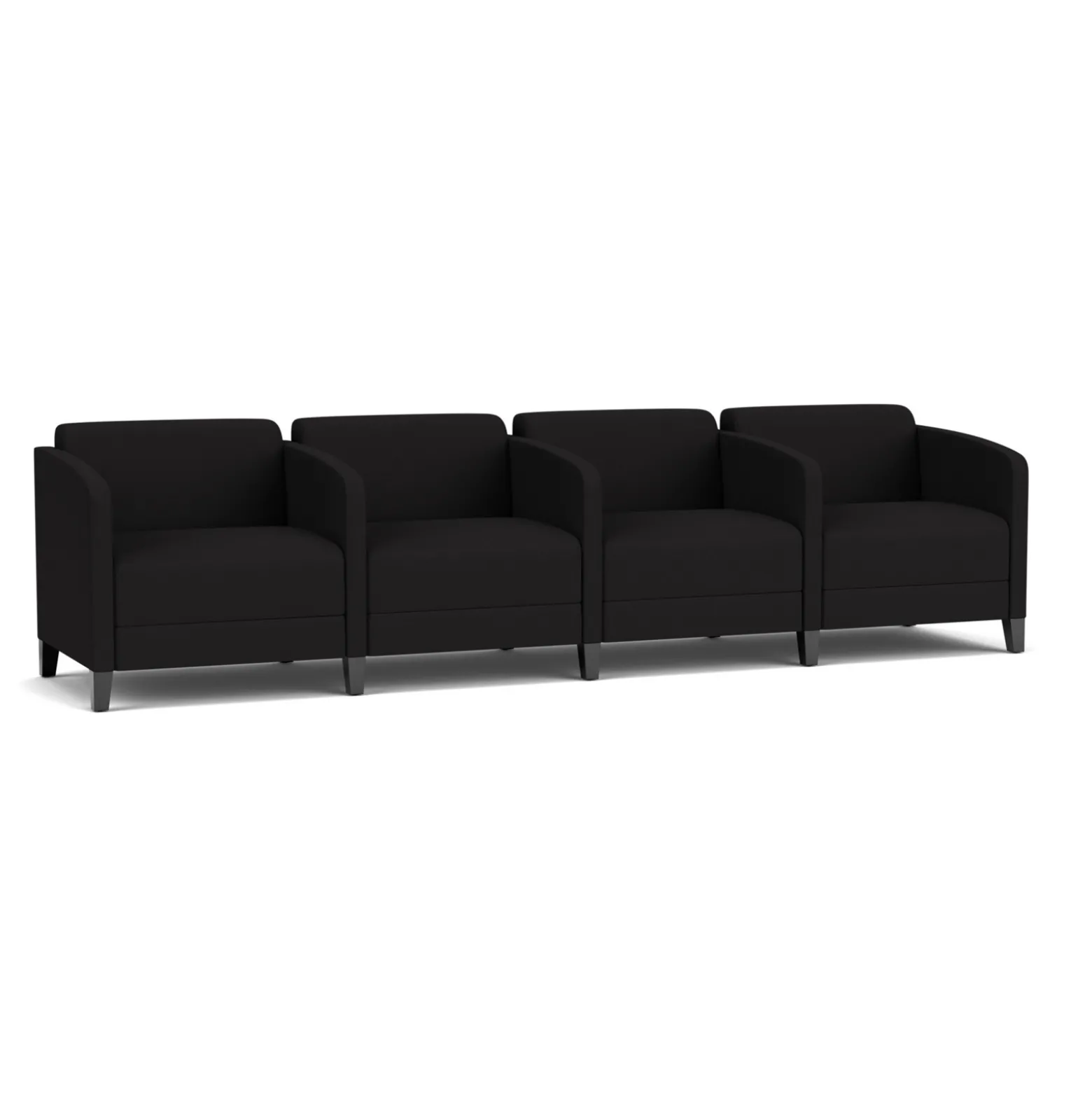 Social Four Seater with Center Arms in Standard Upholstery
