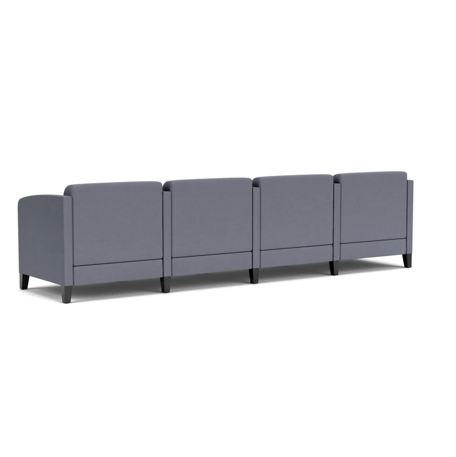 Social Four Seater with Center Arms in Standard Upholstery
