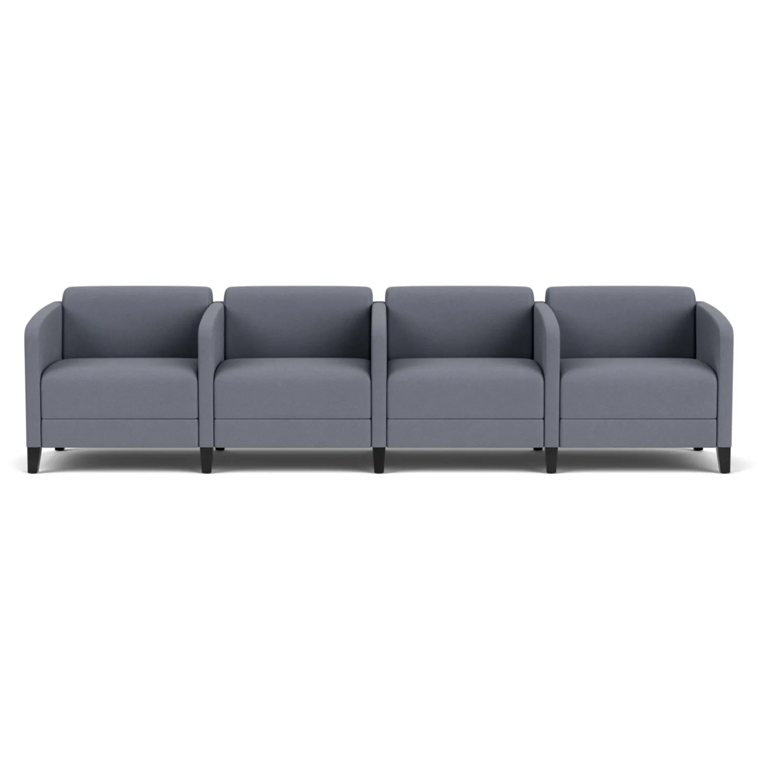 Social Four Seater with Center Arms in Standard Upholstery