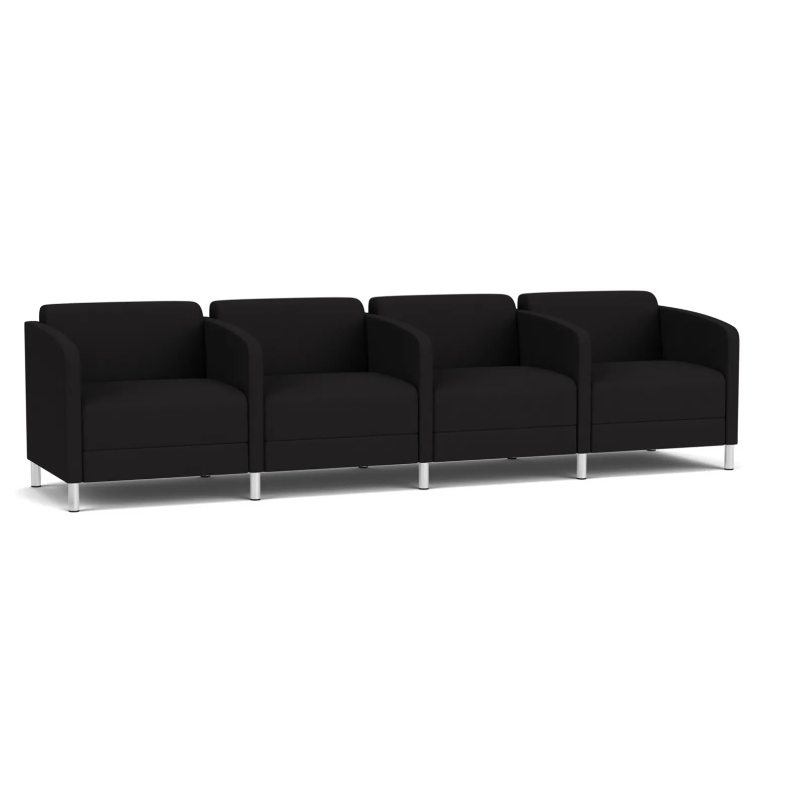 Social Four Seater with Center Arms in Standard Upholstery