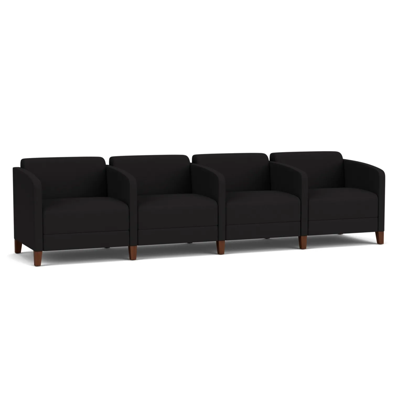 Social Four Seater with Center Arms in Standard Upholstery