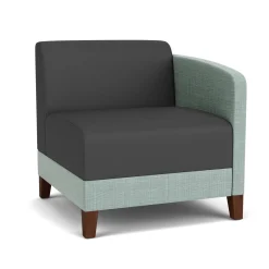 Social Left Arm Guest Chair in Premium Upholstery