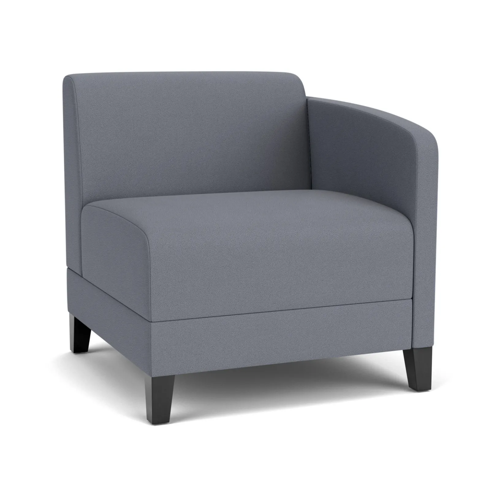 Social Left Arm Guest Chair in Standard Upholstery