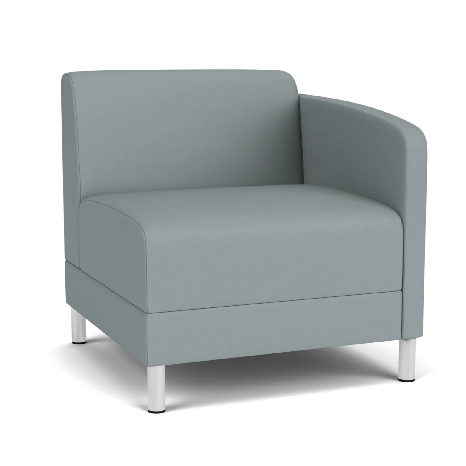 Social Left Arm Guest Chair in Standard Upholstery