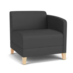 Social Left Arm Guest Chair in Standard Upholstery
