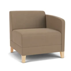 Social Left Arm Guest Chair in Standard Upholstery