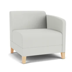 Social Left Arm Guest Chair in Standard Upholstery