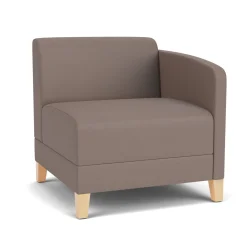 Social Left Arm Guest Chair in Standard Upholstery