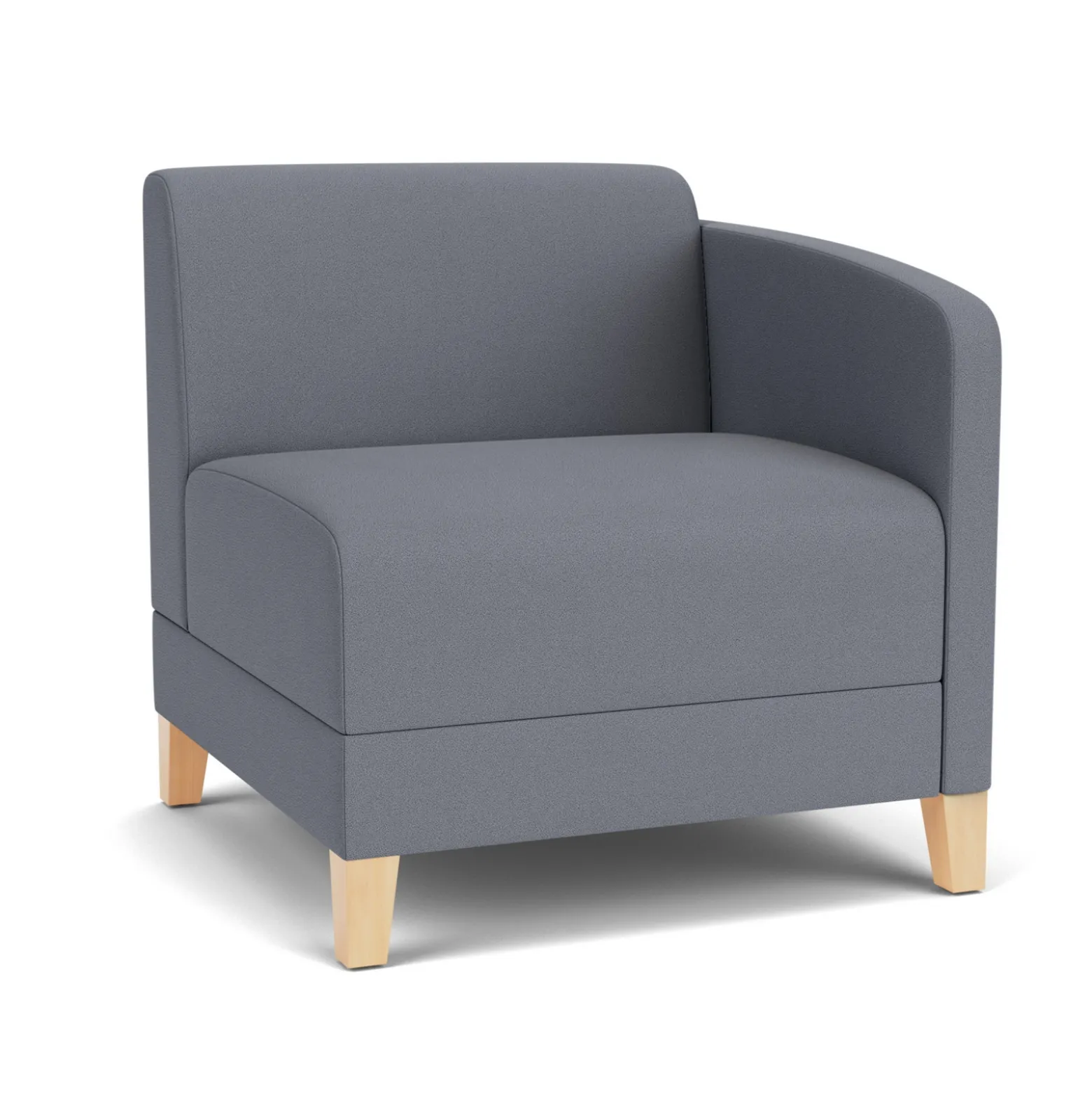 Social Left Arm Guest Chair in Standard Upholstery