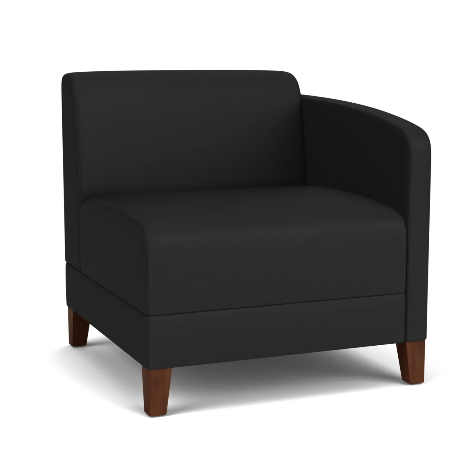 Social Left Arm Guest Chair in Standard Upholstery