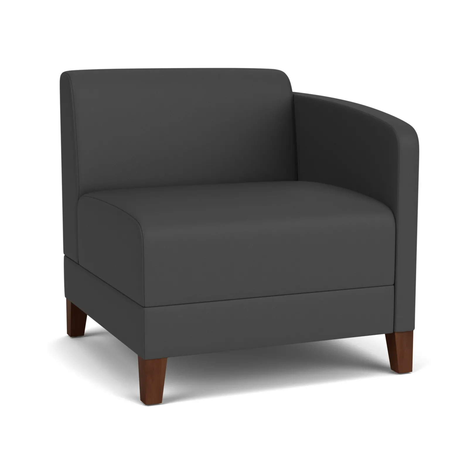 Social Left Arm Guest Chair in Standard Upholstery