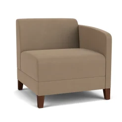 Social Left Arm Guest Chair in Standard Upholstery