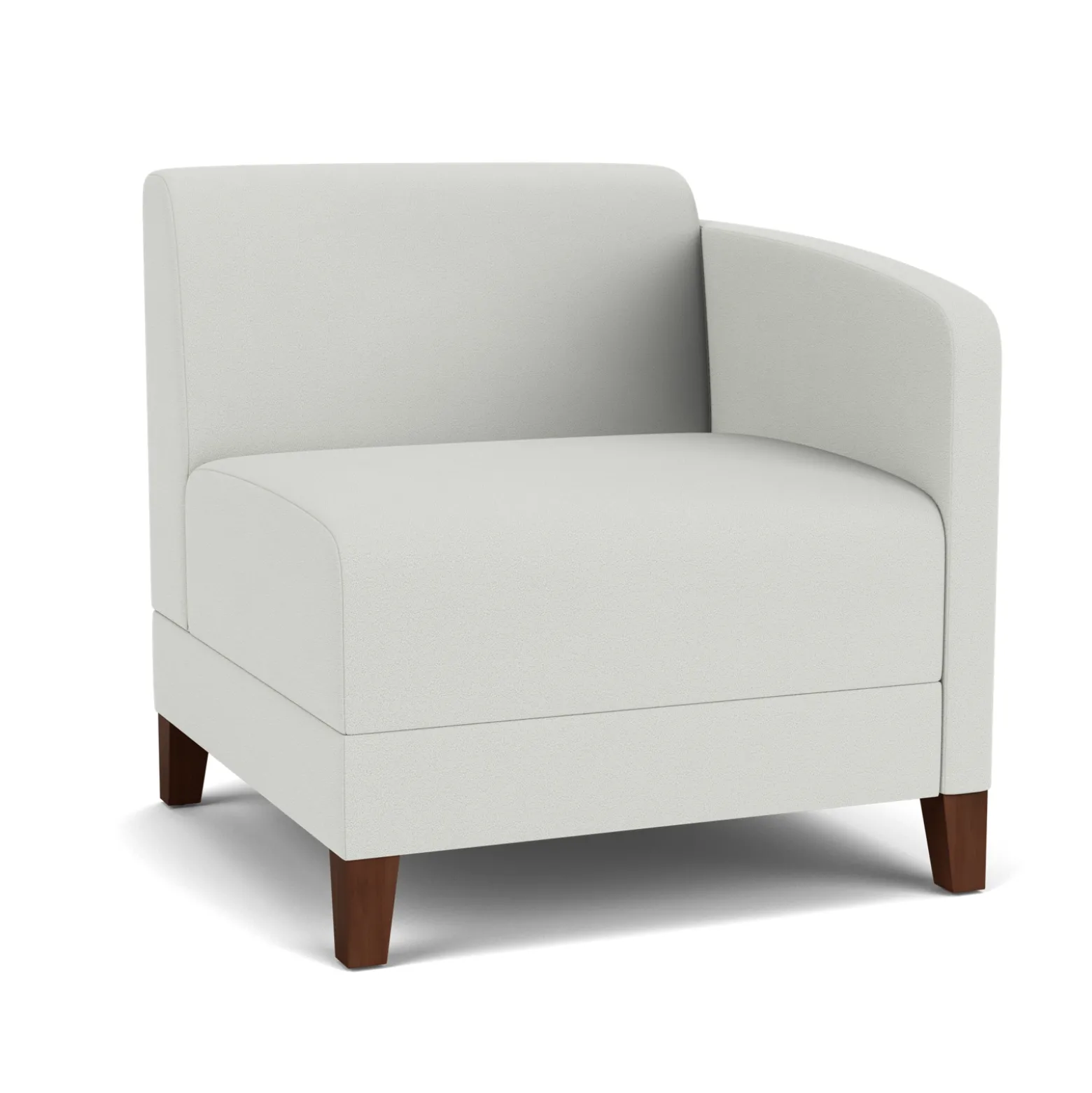 Social Left Arm Guest Chair in Standard Upholstery