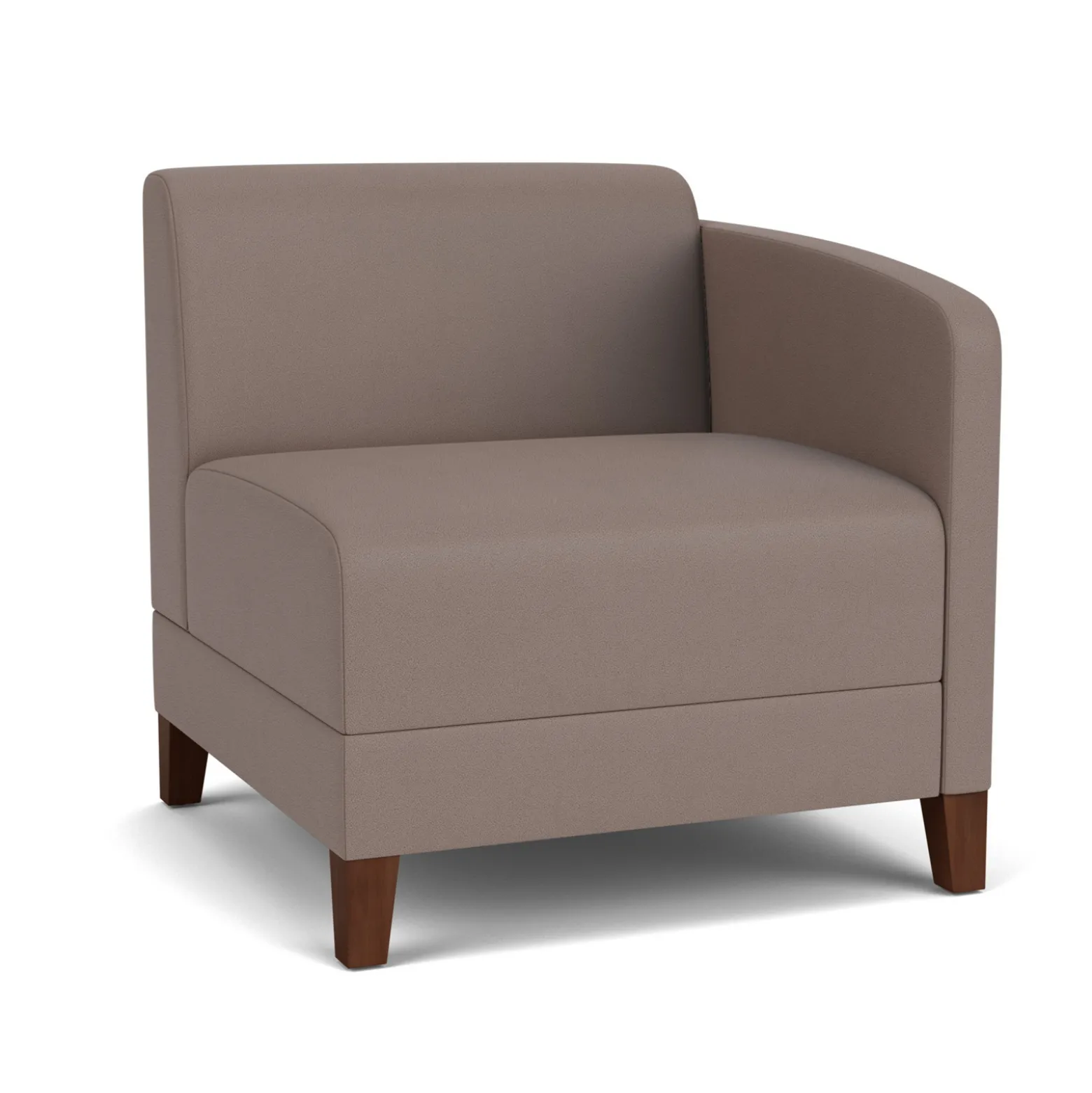 Social Left Arm Guest Chair in Standard Upholstery