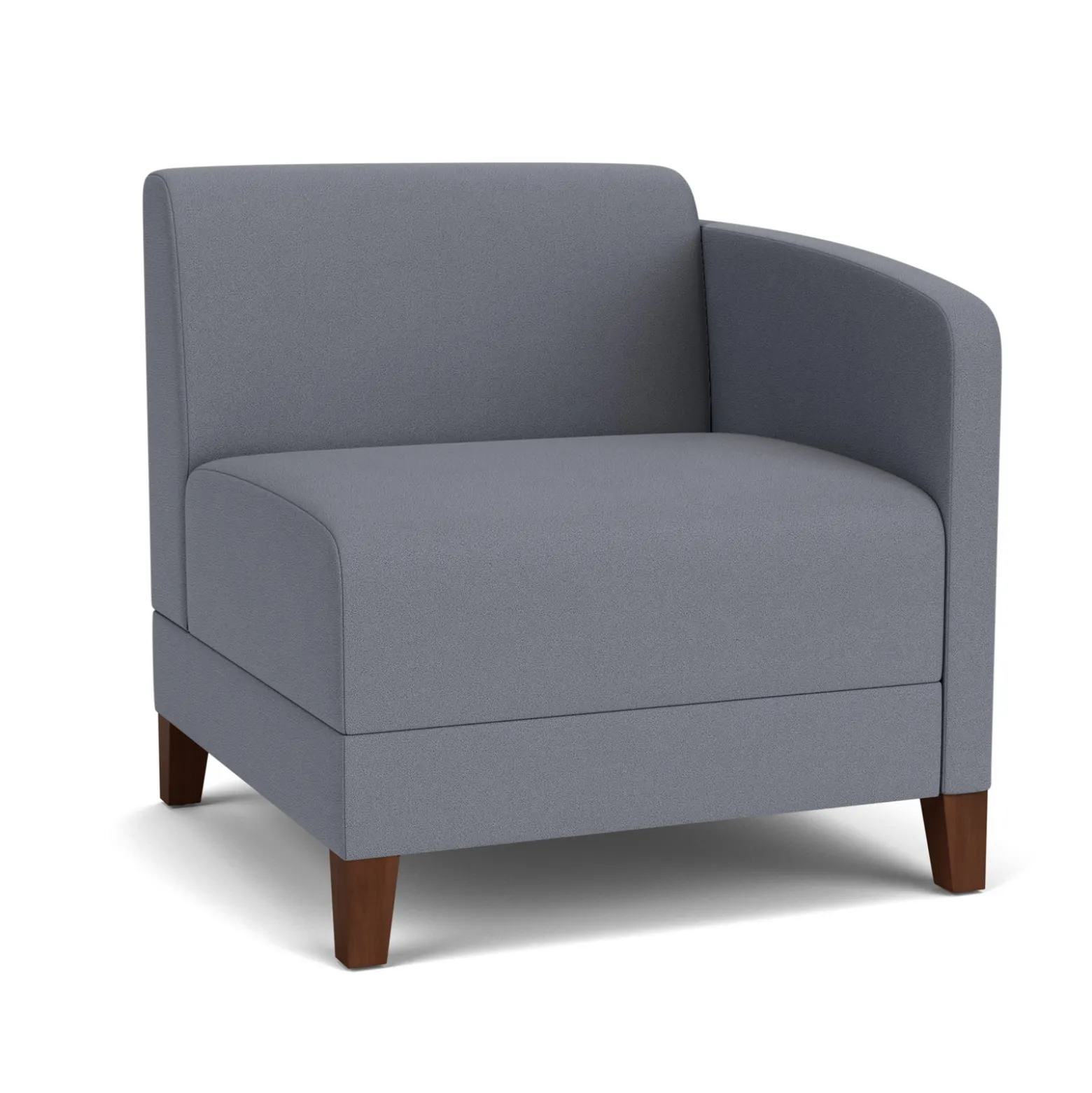 Social Left Arm Guest Chair in Standard Upholstery