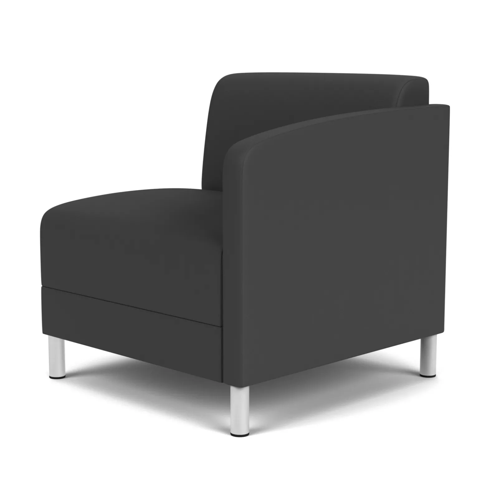 Social Left Arm Guest Chair in Standard Upholstery