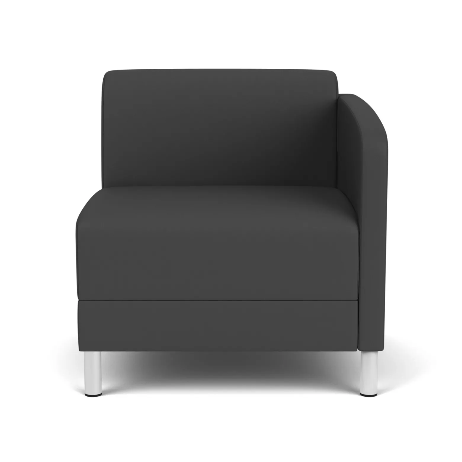 Social Left Arm Guest Chair in Standard Upholstery