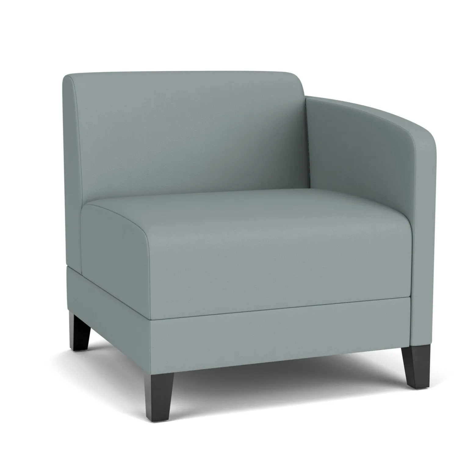 Social Left Arm Guest Chair in Standard Upholstery