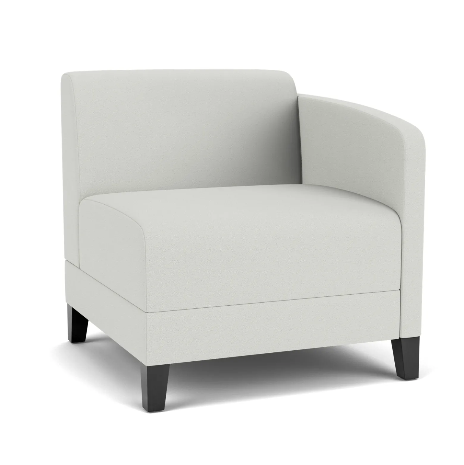 Social Left Arm Guest Chair in Standard Upholstery