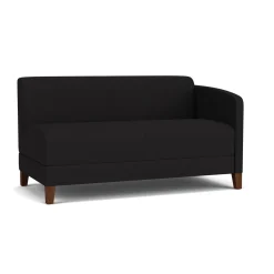 Social Left Arm Loveseat in Standard Upholstery
