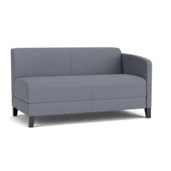 Social Left Arm Loveseat in Standard Upholstery