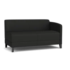 Social Left Arm Loveseat in Standard Upholstery
