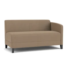 Social Left Arm Loveseat in Standard Upholstery