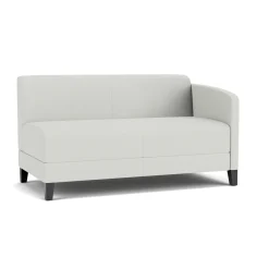 Social Left Arm Loveseat in Standard Upholstery