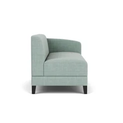 Social Left Arm Loveseat in Premium Upholstery