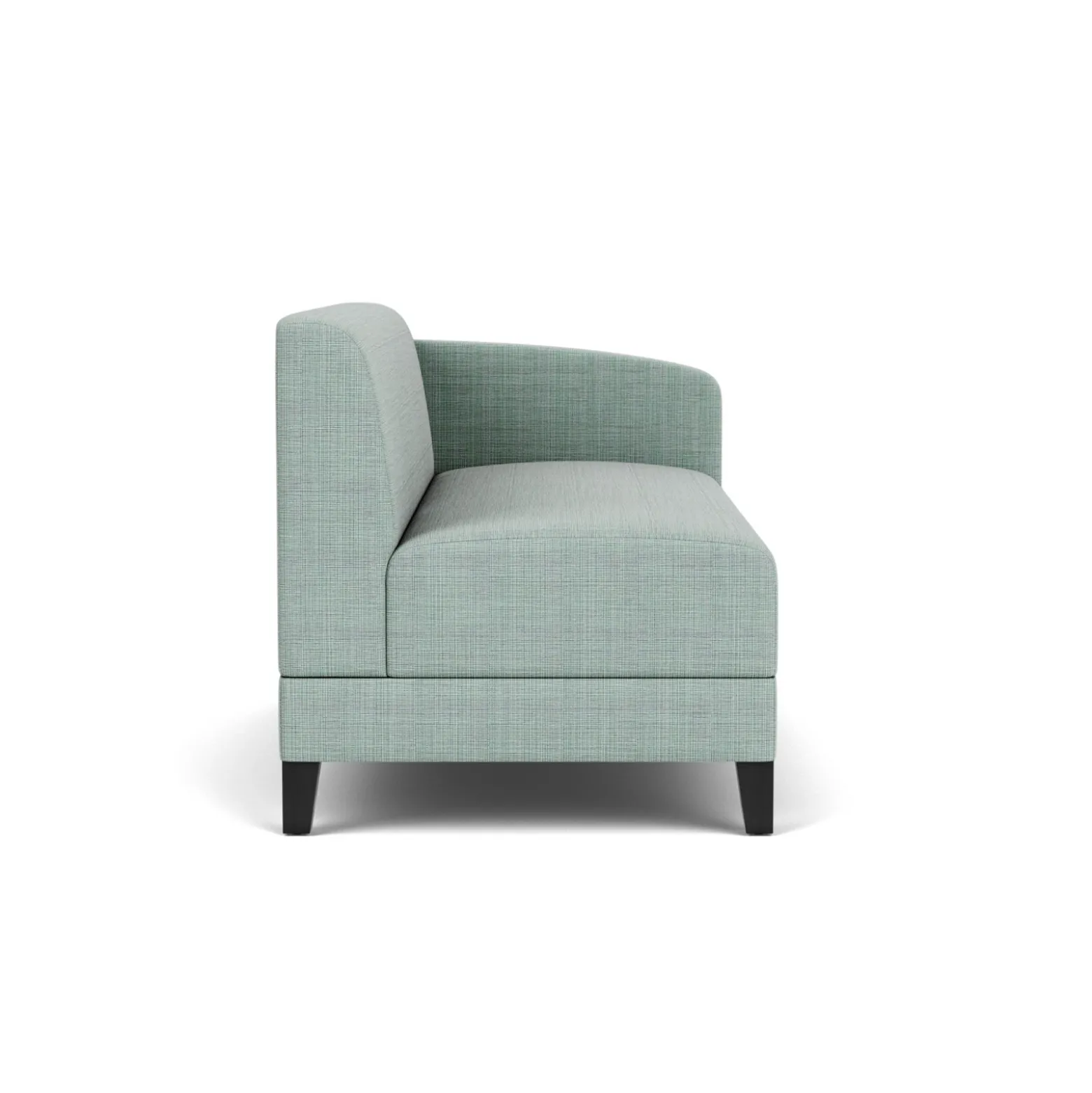 Social Left Arm Loveseat in Premium Upholstery