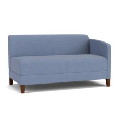 Social Left Arm Loveseat in Premium Upholstery