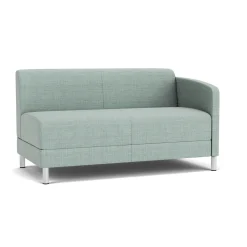 Social Left Arm Loveseat in Premium Upholstery
