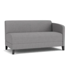 Social Left Arm Loveseat in Premium Upholstery